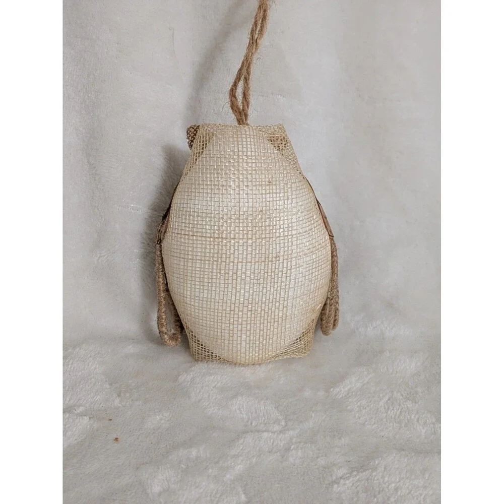 Vtg Styrofoam Owl Ornament